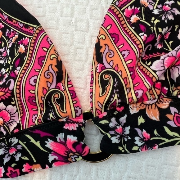 Victoria Secret Floral Bikini Top Size M - Picture 3 of 14